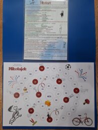 Mikołajek - gra planszowa, lektury, klasa 4-5, grywalizacja