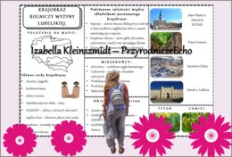 Sketchnotka/książeczka/notatka/wklejka/ściąga dla ucznia i przypomnienie dla nauczyciela/edukacja domowa. Temat „Krajobraz rolniczy Wyżyny Lubelskiej”. Materiał w pdf. Geografia 5, Dział „Krajobrazy Polski”. Nowość 2024/2025.