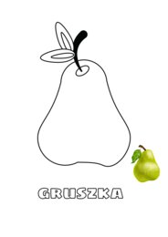 Kolorowanka OWOCE