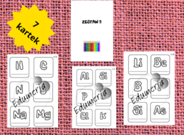 Proste karty z symbolami pierwiastków - DO KOLOROWANIA – idealne na lekcje chemii, powtórki, zastępstwa i zadania dla chętnych! Do pobrania i wydrukowania od razu