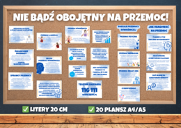 Gazetka szkolna - STOP PRZEMOCY! NIE BĄDŹ OBOJĘTNY NA PRZEMOC