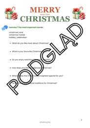 Ćwiczenia świąteczne