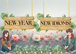 Mega Pakiet: NEW YEAR – NEW IDIOMS! 12 plansz z idiomami w w zestawie|Główna grafika XXL - plakat 4 xA4| Zestaw zawiera 2 zadania z idiomami oraz odpowiedzi