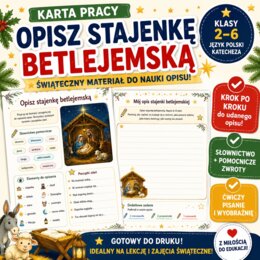 Opisz stajenkę betlejemską