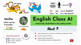 English Class A1, unit 7, materiały dodatkowe do podręcznika, Present Simple