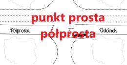 Prosta, półprosta odcinek