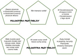 Łamańce jezykowe - głoska [sz}