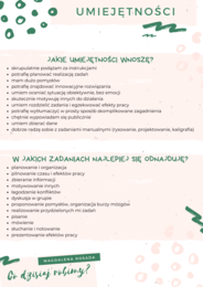 Karty pracy: Talenty moich uczniów