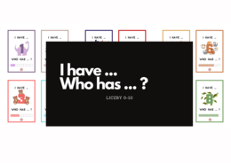 Gra dydaktyczna I have ... Who has ... ? NUMBERS 0-10