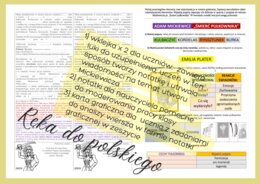 Wklejka i karta graficzna do analizy utworu ŚMIERĆ PUŁKOWNIKA oraz instrukcje dla nauczyciela do moderowania pracy z tekstem