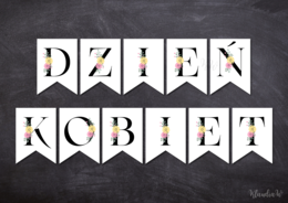 Dzień Kobiet - girlanda