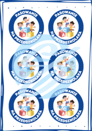 Przypinki dla przedszkolaków z okazji pasowania na przedszkolaka