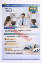 👩‍🏫👨‍🏫 KARTY ZAWODÓW – „Zawód tygodnia” cz. 1