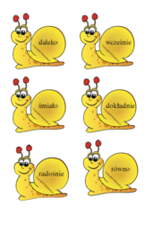 Gramatyczne ślimaki – utrwalanie gramatyki