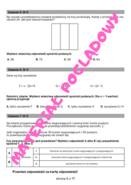 Próbny egzamin ósmoklasisty 2024/2025 matematyka