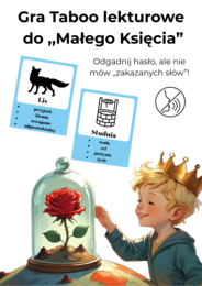 Taboo lekturowe ,,Mały Książę"