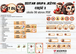 ZESTAW GRUPA JEŻYKI 2