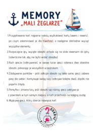 Żeglarskie memory na wakacje i nie tylko