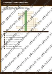 KRZYŻÓWKA "STAROŻYTNA GRECJA" + KLUCZ ODPOWIEDZI