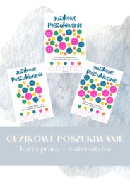 GUZIKOWE POSZUKIWNIE - karta pracy - matematyka