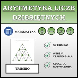 Trimino - Arytmetyka liczb dziesiętnych | matematyka