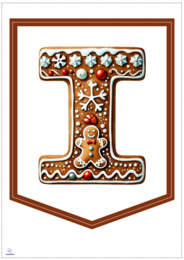 Alfabet inspirowany pierniczkami