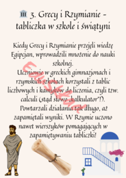 🧮 Historia tabliczki mnożenia – gazetka szkolna / plakat edukacyjny