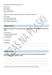 "Quo vadis" (Przemiana Marka Winicjusza) – test czytania ze zrozumieniem.