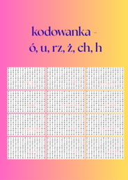 kodowanie ortografia