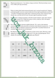 Równania, rozwiązywanie zadań z treścią, kodowana karta pracy, praca indywidualna, klasa 7 i 8