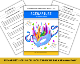 Scenariusz 10ciu Zabaw na Bal Karnawałowy dla Przedszkolaków. Opis & Cel Zabaw Karnawałowych