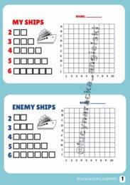 Statki - szablony jęz. angielski