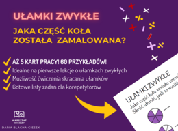 🧮 Ułamki Zwykłe – Jaka część koła została zamalowana?