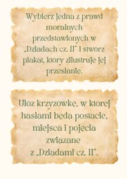 Czytanie narodowe/narodowe czytanie 2026 - Dziady, Adam Mickiewicz. Pakiet materiałów