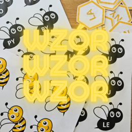 Pszczółki - czytanie sylabowe, sylaby otwarte