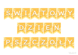 Światowy Dzień Pszczoły - girlanda