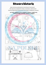 Stwórz historię - ćwiczenie twórczego pisania.