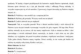 „Tak zaczęła się moja historia!”  PROJEKT, wyjątkowy scenariusz z okazji DNIA RODZINY