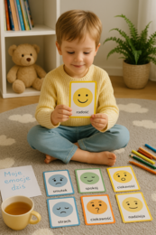 „Deszczowe emocje” – karty obrazkowe do rozmów o uczuciach