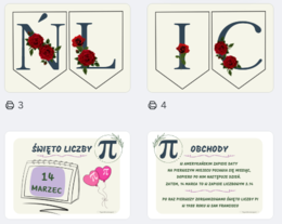 Śwęto/Dzień Liczby PI - gazetka.
