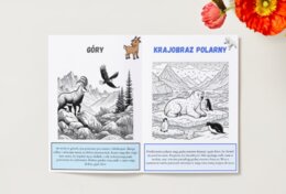 Kolorowanki tematyczne. Zwierzęta. Rośliny. Ekosystemy