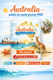 Opis krajobrazu. Mój dzień w australijskiej szkole. Kartka z podróży. Legenda inspirowana Australią.