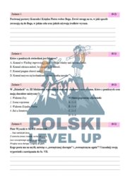 Test (35 zadań+ podpunkty+tematy wypracowań P +R)_Dziady cz. III_Polski Level Up