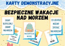 Ilustracje - BEZPIECZNE WAKACJE NAD MORZEM