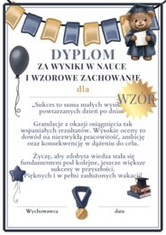 🌟Dyplomy i nominacje  PREMIUM dla klas 1-3 na koniec roku szkolnego