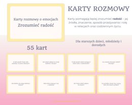 Karty rozmowy o emocjach : Zrozumieć Radość