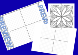 Układ Współrzędnych (zaznaczanie punktów) - Math and Art Projekt. Matematyka + Sztuka.