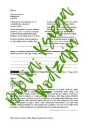 Matura: Biblia (Księga Rodzaju) *ZBIÓR ZADAŃ MATURALNYCH* – aktualne wymagania 2024/2025