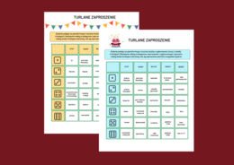 Turlane ZAPROSZENIE - kl. 4-8 - ćwiczenia redakcyjne