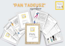 "Pan Tadeusz" zawodowo - zestaw do pracy metodą projektów (10 grup)